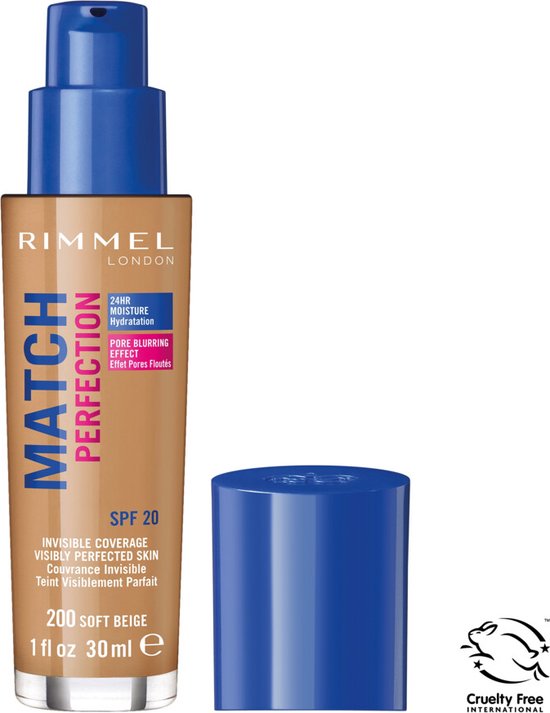 Rimmel London Match Perfection foundation - 200 Soft Beige