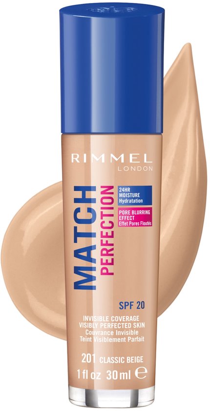 Rimmel London Match Perfection foundation - 201 Classic Beige