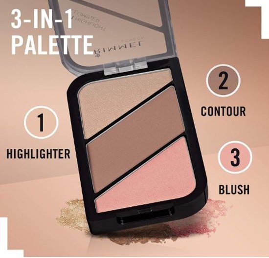 Rimmel London Sculpting Kit powder - fair to medium skin - Beige