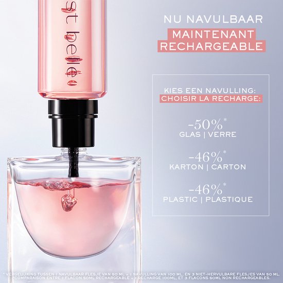 Lancôme La Vie est Belle eau de parfum - damesgeur bloemig en fruitig - navulling - 100 ml