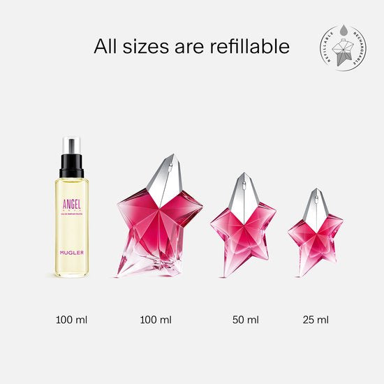 Mugler Angel Nova eau de parfum - bloemig en fruitig - navulling - 100 ml