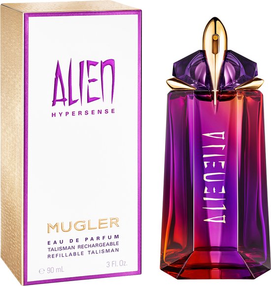 Mugler Alien Hypersense eau de parfum - bloemig amberachtig & houtachtig - navulbaar - 90 ml