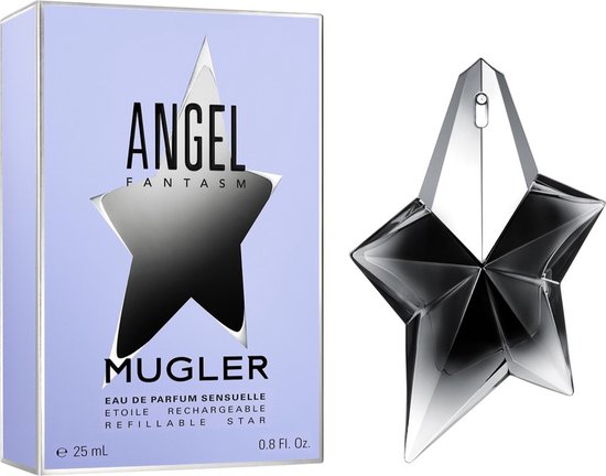 Mugler Angel Fantasm eau de parfum sensuelle - amberachtig - navulbaar - 25 ml
