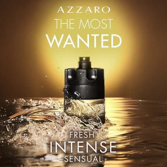 Azzaro The Most Wanted eau de toilette intense - fougère aromatisch - voor heren - 50 ml