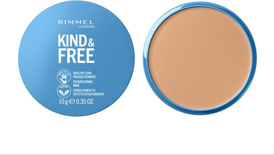 Rimmel London Kind & Free gezichtspoeder - vegan pressed powder - 020 Light