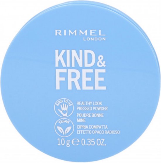 Rimmel London Kind & Free gezichtspoeder - vegan pressed powder - 020 Light