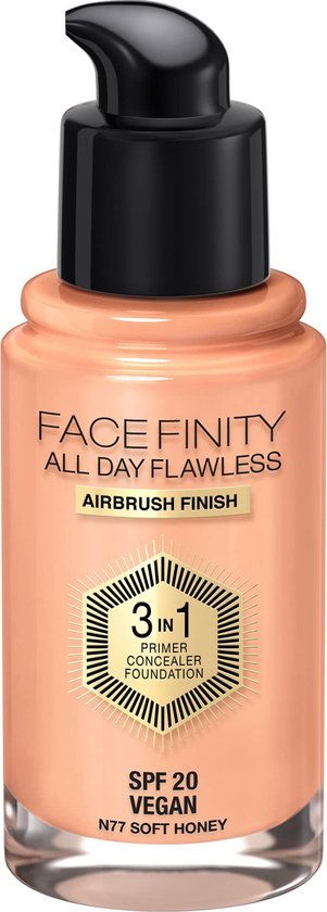 Max Factor Facefinity foundation - All Day Flawless - N77 Soft Honey