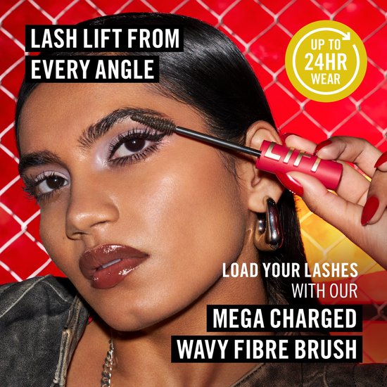 Rimmel Thrill Seeker Mega Lift mascara - 10 ml - Zwart