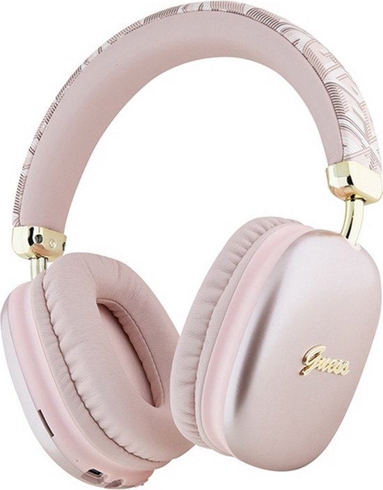 Guess G-Cube koptelefoon - bluetooth stereo over-ear - Roze