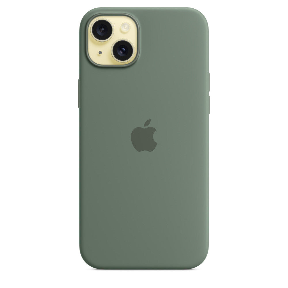Apple iPhone 15 Plus Silicone Case with MagSafe - Cyprus Green
