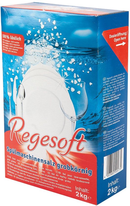 Regesoft vaatwaszout - beschermt tegen kalkaanslag - 2 kg