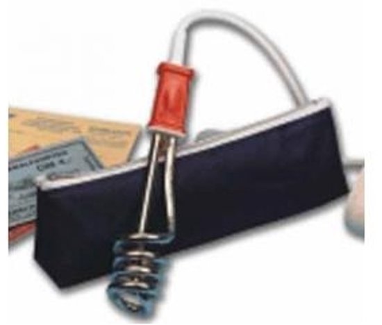 Travel immersion heater - 300 W - with case - assorted colours