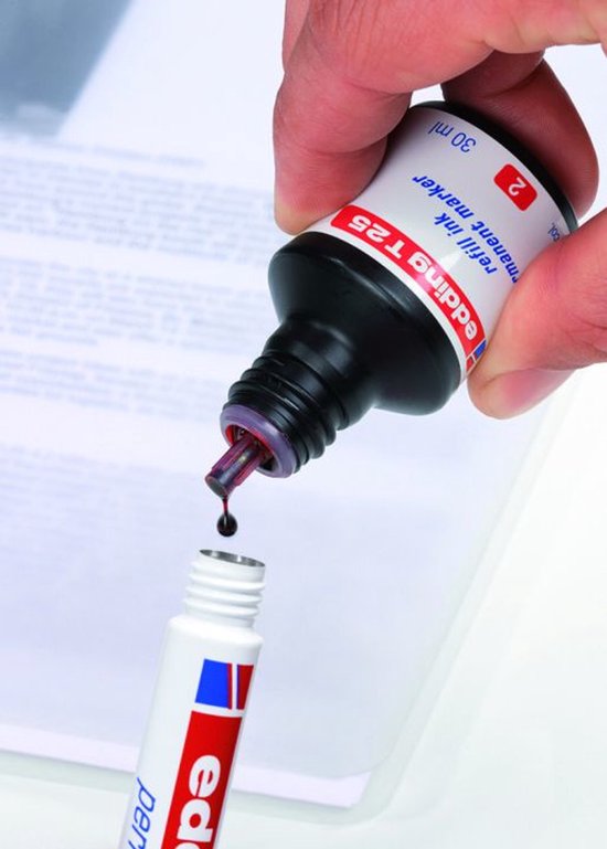 Edding 3300 permanent marker - set van 10 kleuren - beitelpunt 1-5 mm - water- & wrijfvast