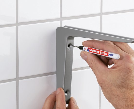 Edding 8850/1 timmermanspen - 1 mm punt 20 mm diep - Zwart