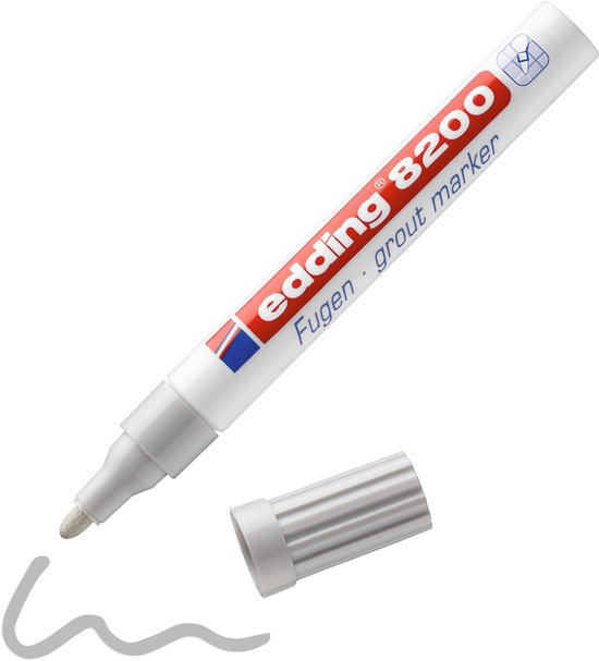Edding 8200 voegenstift - 2-4 mm - Grijs