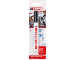 Edding 750 lakmarker - ronde punt 2-4 mm - hittebestendig permanent - Zwart