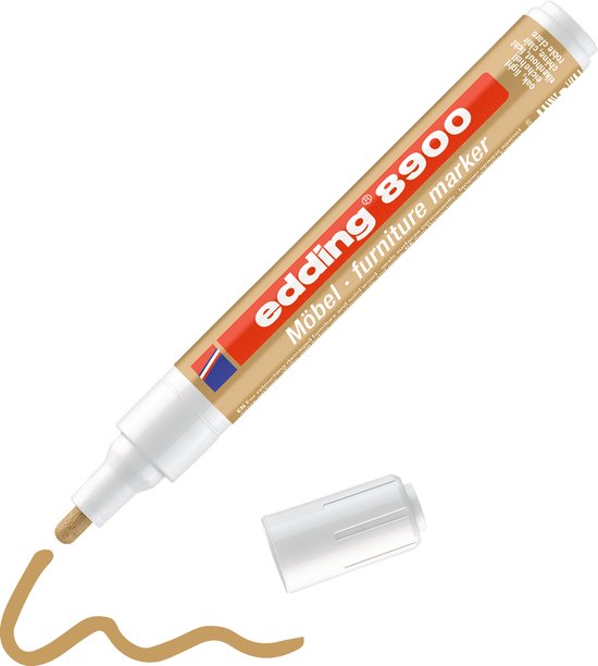 Edding 8900 meubelstift - reparatie - 1,5-2 mm - Eikenhout licht