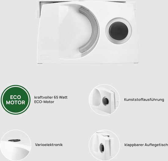 Ritter snijmachine - Markant 05 inklapbaar 65W eco motor