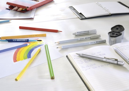 Faber-Castell grafietpotloden set van 2 - Jumbo Grip - op blister