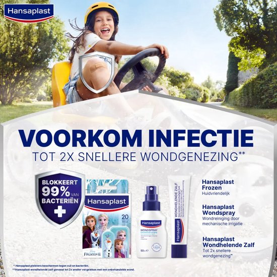 Hansaplast Kids pleisters - Frozen - wondverzorging kinderen - 20 stuks