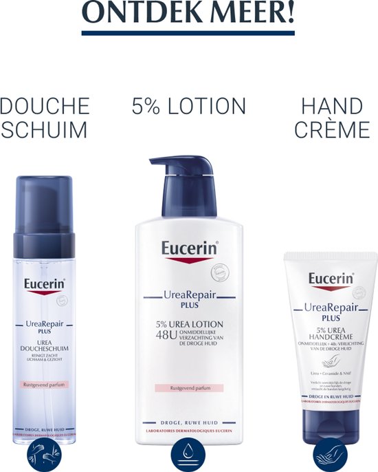 Eucerin UreaRepair gezichtscrème - 5% urea en ceramide - voor zeer droge huid - 50 ml