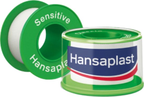 Hansaplast hechtpleister - Sensitive - zacht voor de huid - 5 m × 2,5 cm