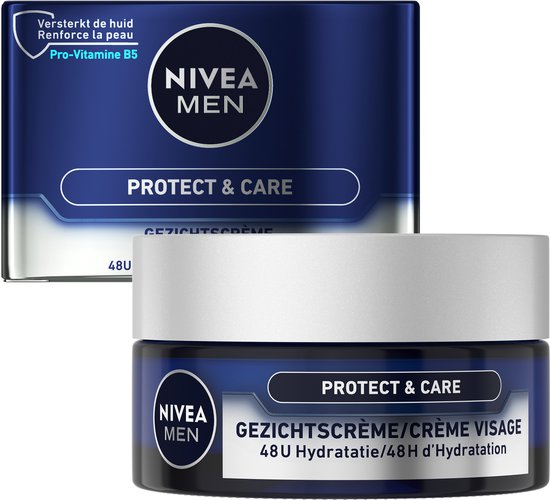 Nivea Men day cream - Protect & Care hydrating - aloe vera and vitamin B5 - normal and dry skin - 50 ml