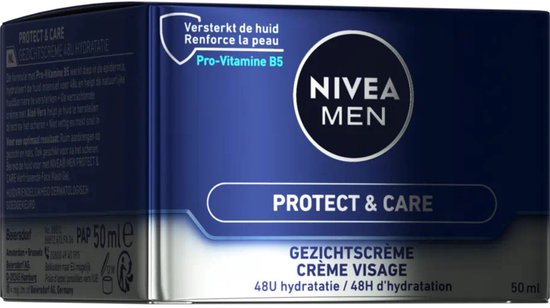 Nivea Men day cream - Protect & Care hydrating - aloe vera and vitamin B5 - normal and dry skin - 50 ml