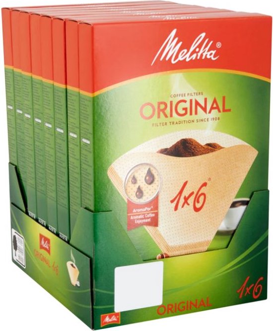 Melitta koffiefilters - 1x6 - 40 stuks