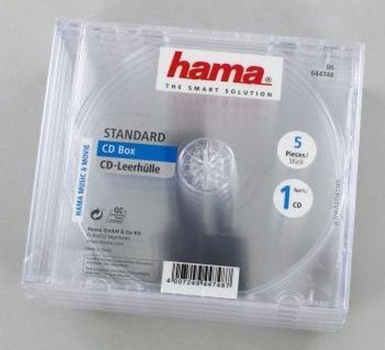 Hama CD-box - 5 stuks - Transparant