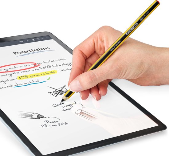 STAEDTLER Noris Digital stylus potlood - Geel/Zwart