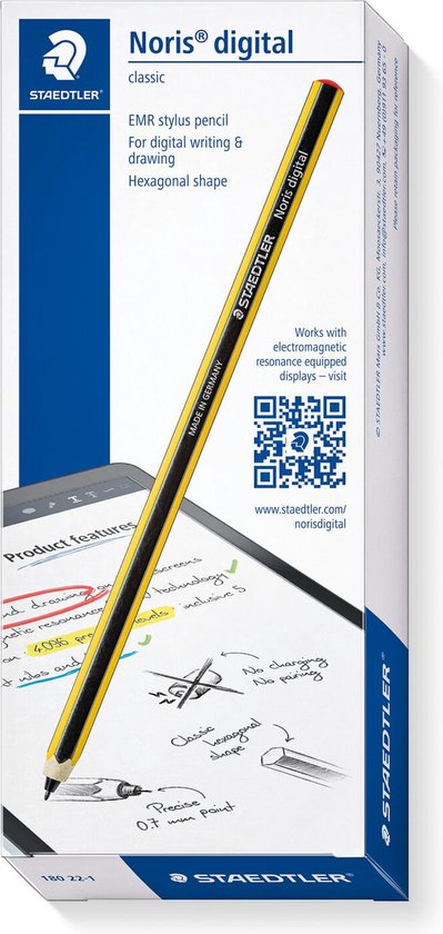 STAEDTLER Noris Digital stylus potlood - Geel/Zwart