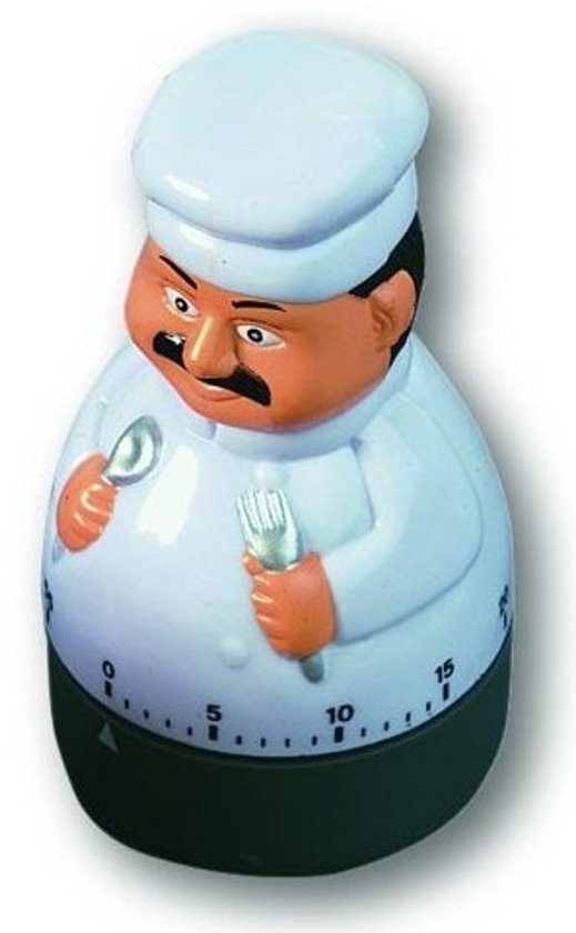TFA keuken timer - chef vorm mechanisch 60 minuten
