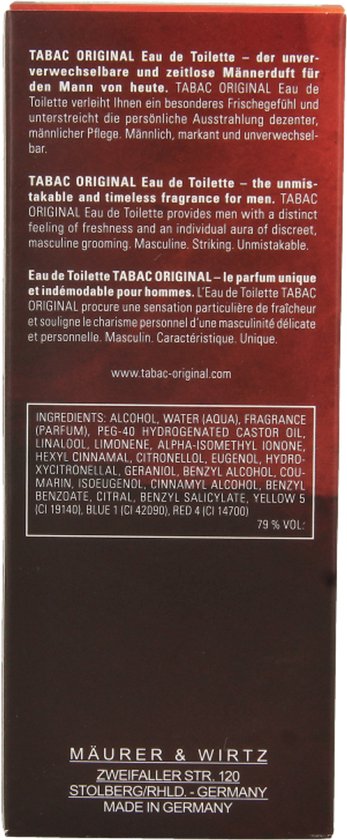 Tabac Original eau de toilette - natural spray - 100 ml