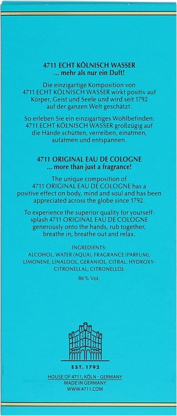 4712 eau de cologne - original - 200 ml