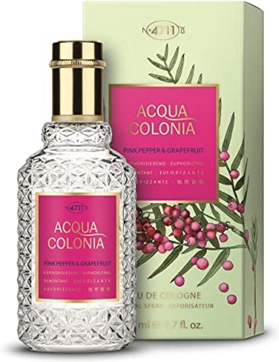 4711 Acqua Colonia eau de cologne - Pink Pepper & Grapefruit - natural spray - 50 ml