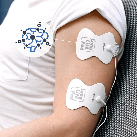 Omron PocketTens tens-apparaat - elektrodentherapie - spierstimulatie