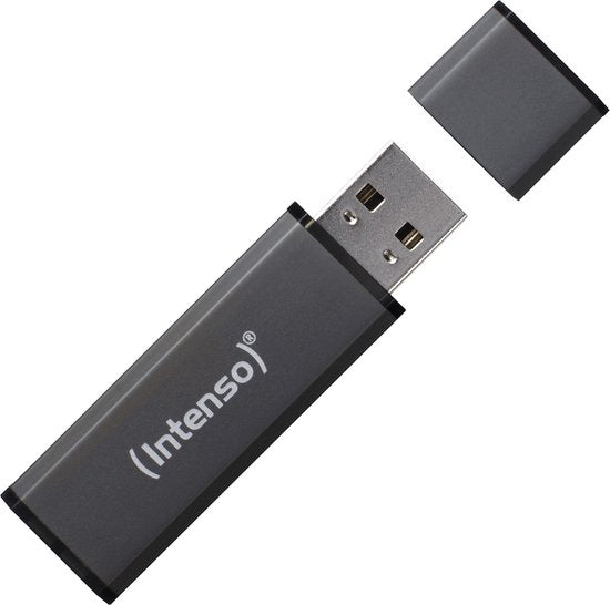 Intenso Alu Line USB-stick - USB 2.0 - 16 GB - Antraciet