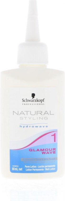 Schwarzkopf Natural Styling permanentvloeistof - Glamour Wave Hydrowave 1 - 80 ml
