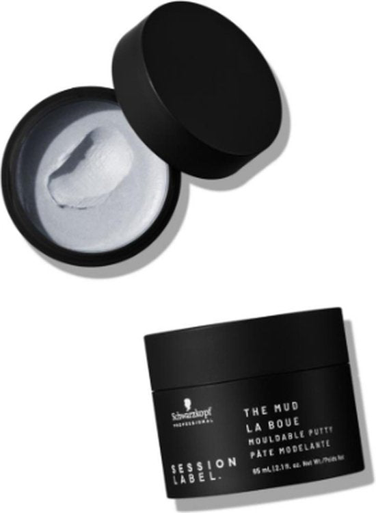 Schwarzkopf Session Label haarklei - The Mud - 65 ml