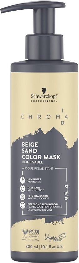 Schwarzkopf Chroma ID kleurmasker - 300 ml - Beige Sand