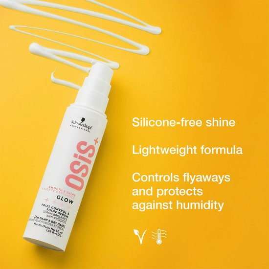 Schwarzkopf OSiS+ Smooth & Shine Glow serum - frizz control & shine - 50 ml