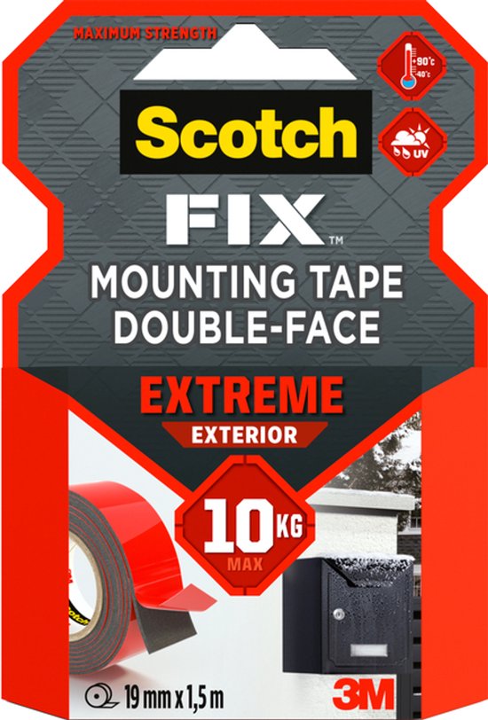 Scotch montagetape - mirror - 5 m × 19 mm