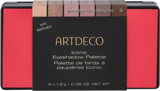 Artdeco Iconic oogschaduw palette - Garden of Delights - 6 kleuren - vegan