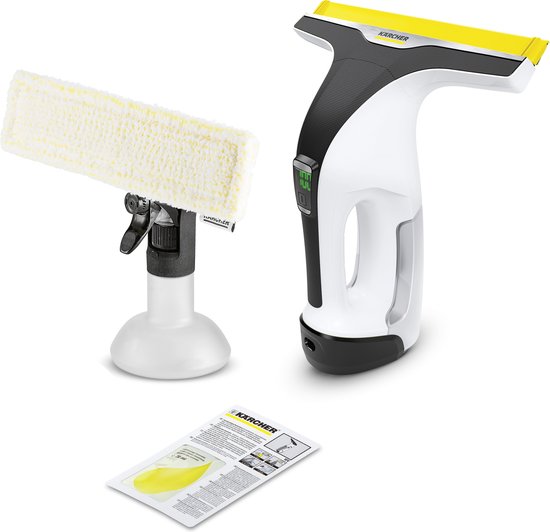 Kärcher WV 6 Plus ruitenreiniger - LED display 100 min werkbreedte 280 mm - inclusief accessoires