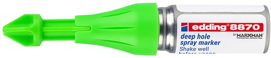 Edding 8870 deep hole spray marker - krijtspuit voor diepe gaten - Neongroen