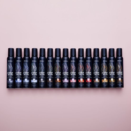 Indola Color Style Mousse haarmousse - Middel Blond - 200 ml
