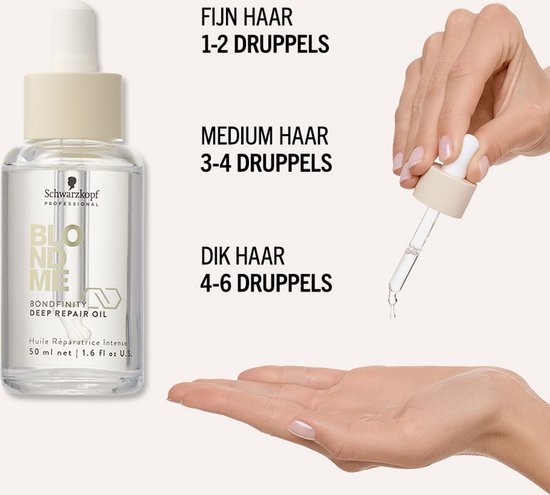 Schwarzkopf BLONDME Bondfinity haarolie - deep repair - 50 ml
