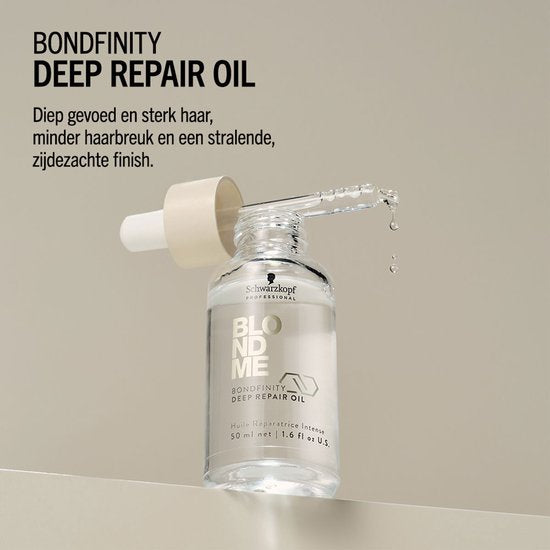 Schwarzkopf BLONDME Bondfinity haarolie - deep repair - 50 ml