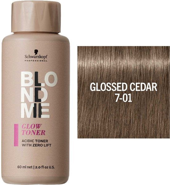 Schwarzkopf Professional BlondMe Glow toner - 7-01 Glossed Cedar - 60 ml